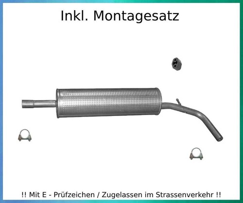 Mittelschalldämpfer für - , vw